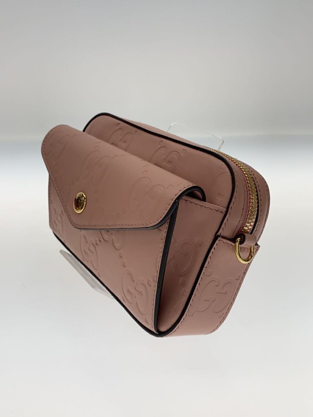 Gucci Bag pink Embossed Shoulder rose beige GG Pink Tan